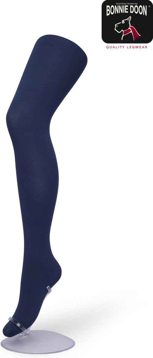 Bonnie Doon Opaque Comfort Panty 40 Denier Donker Blauw Dames maat 36/38 S - Extra brede Comfort Boord - Tekent Niet - Kleedt Mooi af - Mat Effect - Gladde Naden - Maximaal Draagcomfort - Donkerblauw - Dark Blue - Navy - BN161911.15 (8717394449200)