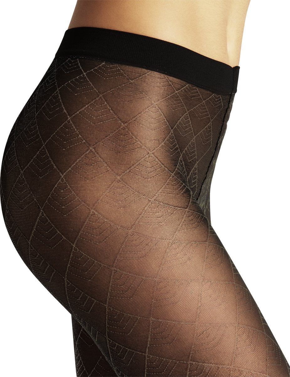 FALKE Magic Evening doorzichtig dun zonder patroon fijn Sheer 20 Denier Zwart Dames panty - Maat L (4031309448008)