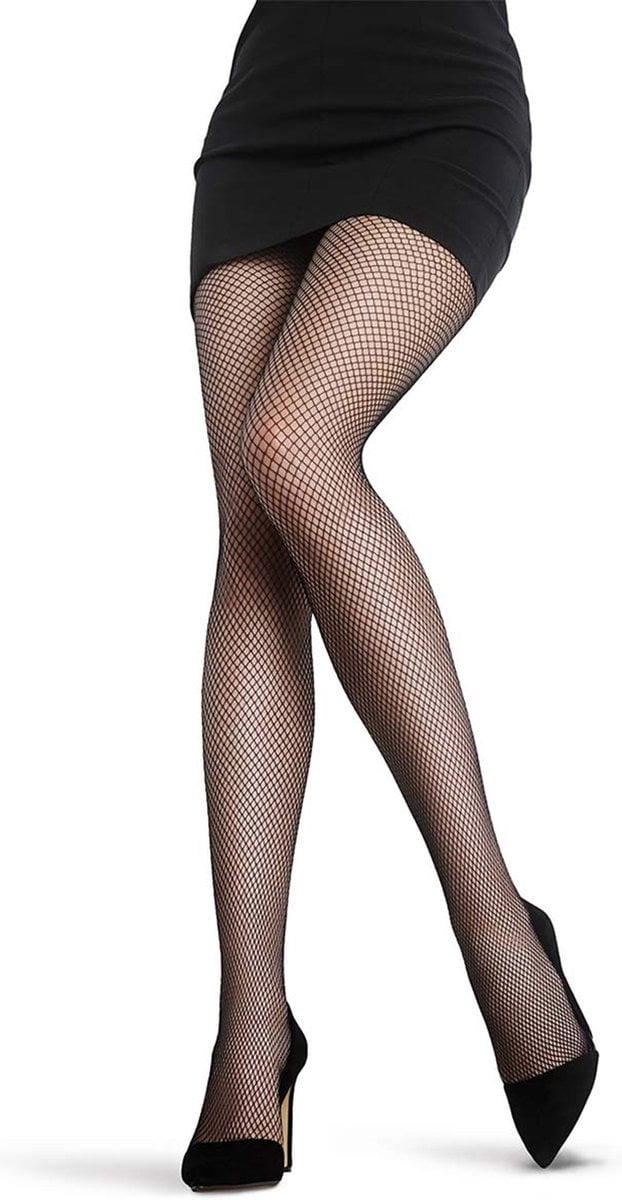 Penti Visnet Panty | Erotisch - ZWART - Maat M/L (8682191495029)