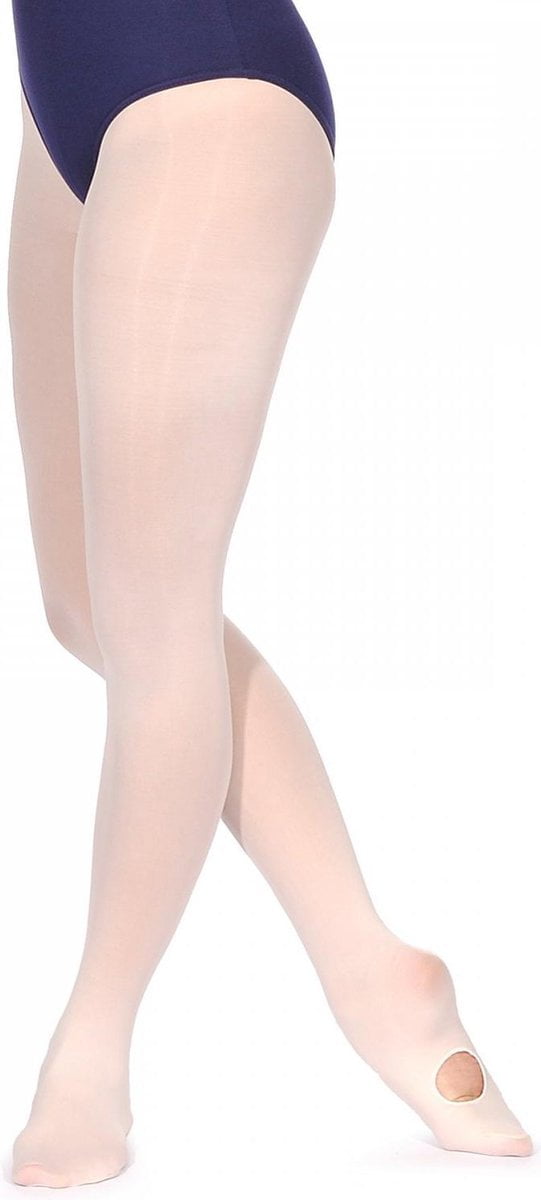 Rumpf Convertible Balletpanty 103 - Roze - Spitzen Panty - Meisjes - Maat L/XL (7091167767953)