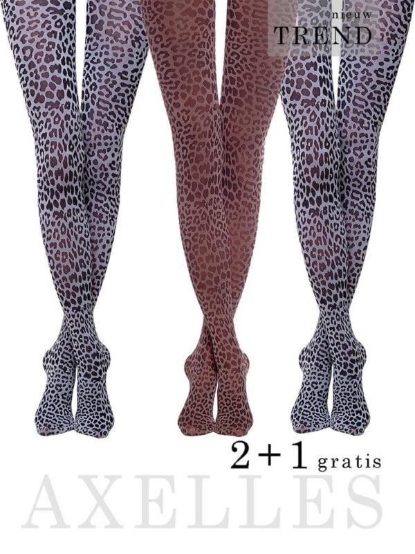 Trendy panty LEOPARD dierenprint, 3+-GRATIS set, Medium (3). (7475642368574)