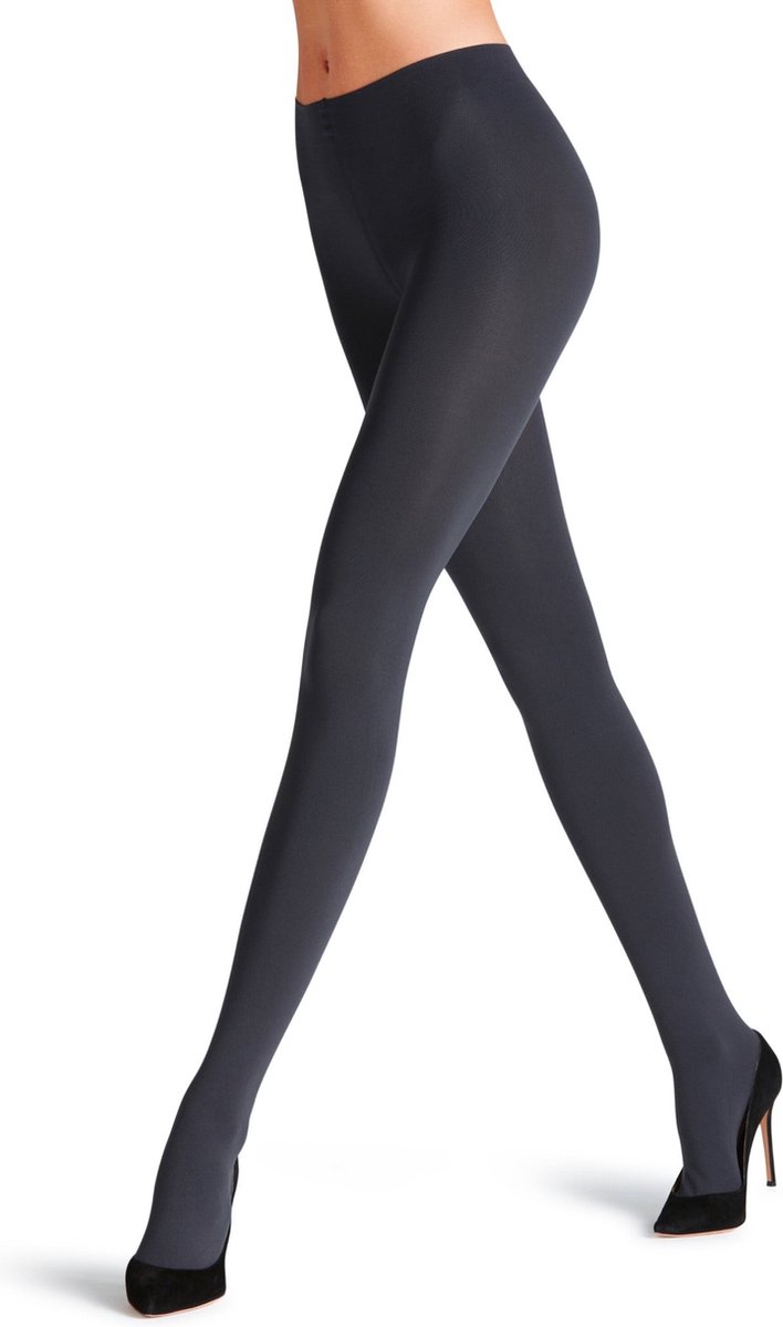 FALKE Pure Matt 100 DEN dames panty - graphite - Maat: S-M (4067112124730)