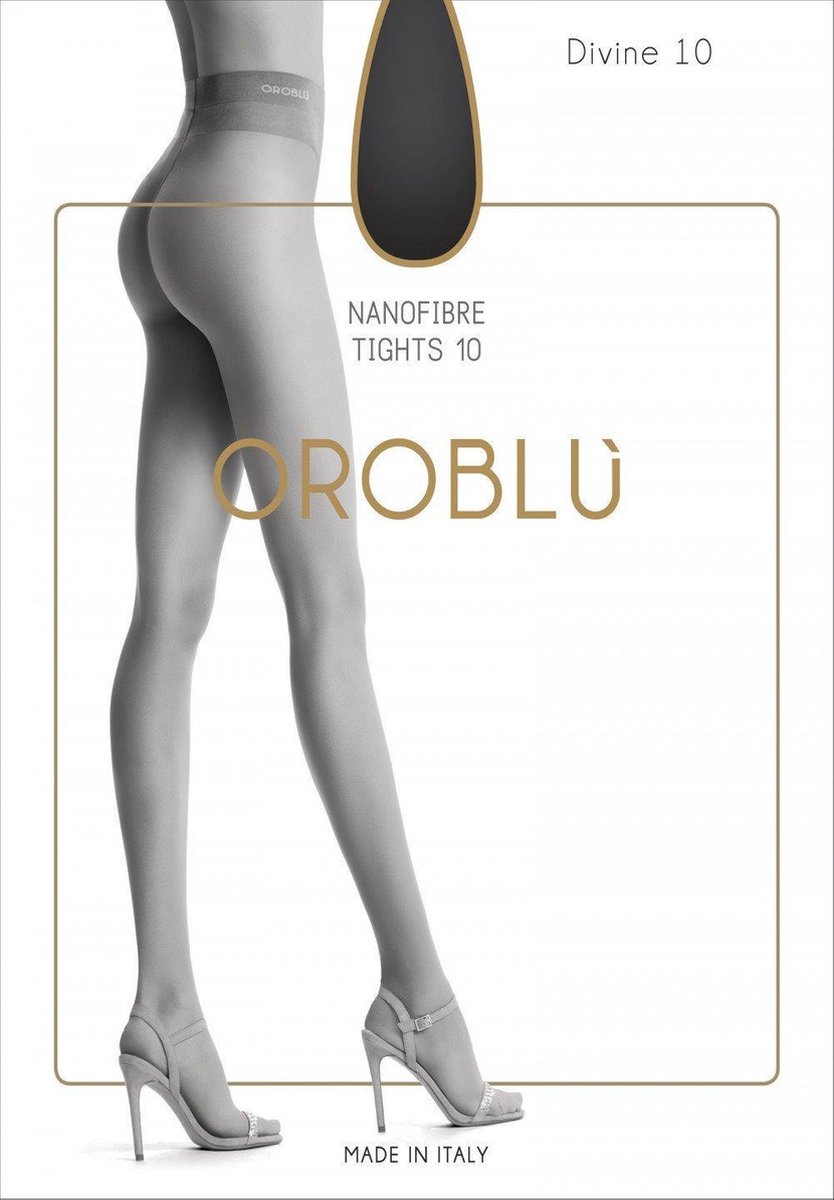 Oroblu Divine Panty Denier 10 - Zwart - Maat 40-42 (8300122923099)