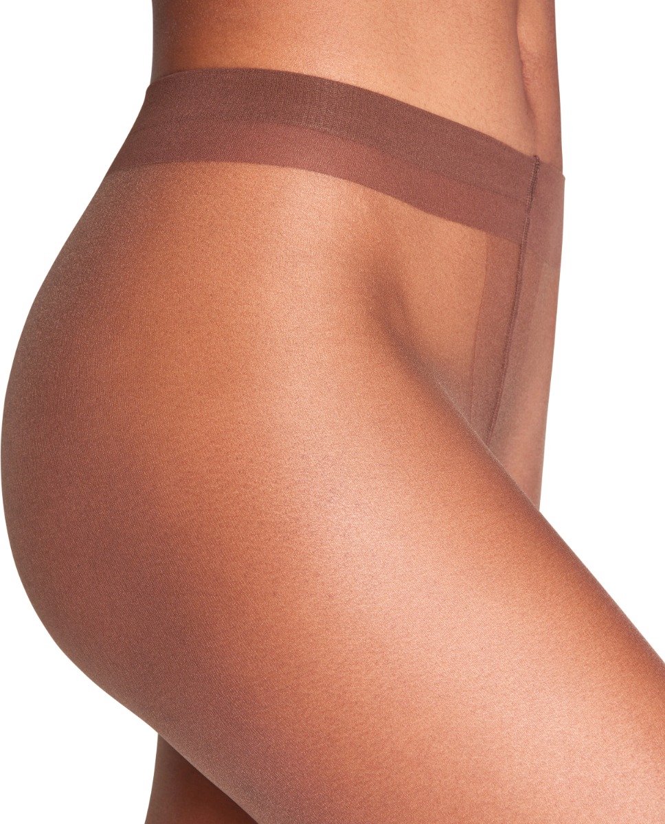 FALKE Shelina Toeless 12 DEN dames panty - espresso - Maat: S (4067112328459)