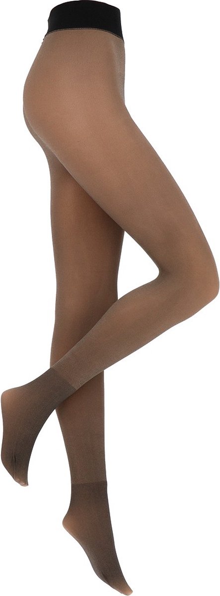 Marianne fleece panty brown/nude maat XXL (8719534229932)