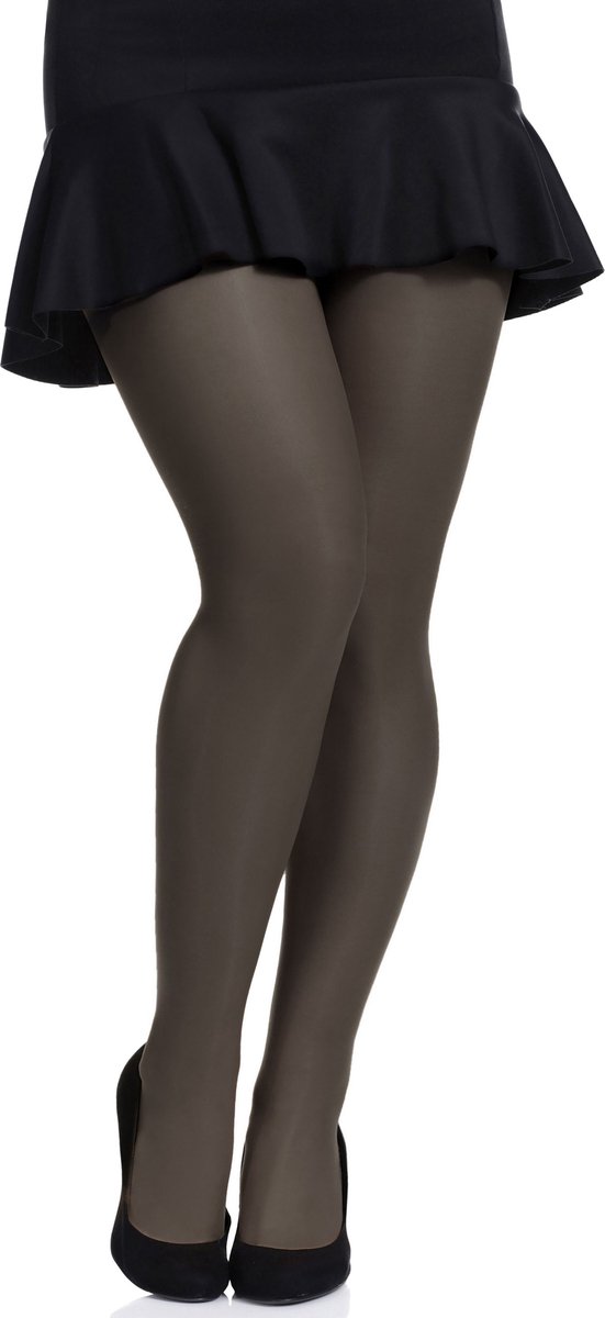 Merry Style Dames Grote maten Panty - 20 DEN - Halsterloos - Polyamide - MS-GB-161 - Smoky - XXL (4055191775882)