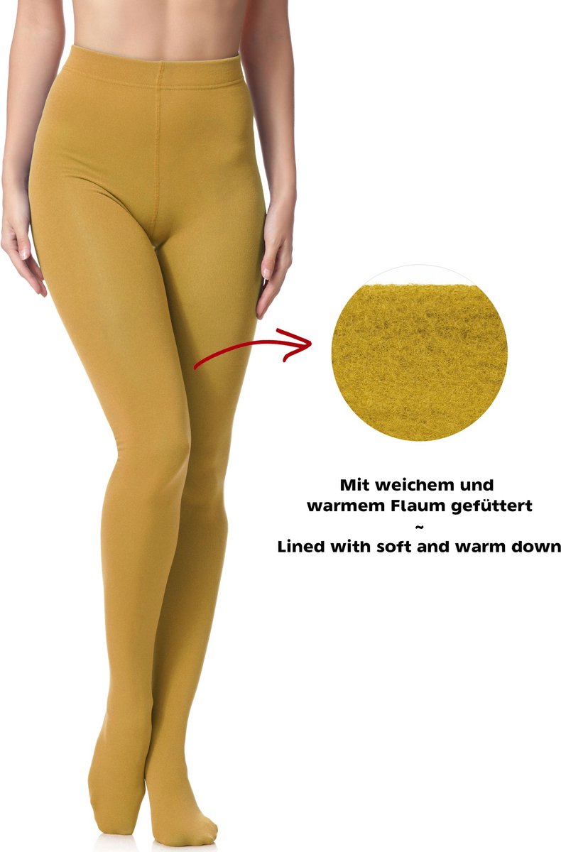 Merry Style Dames Panty - 160 DEN - Halsterloos - Polyester - MS-WK-24555-Tights - Honing - 42-44 (4061692657244)