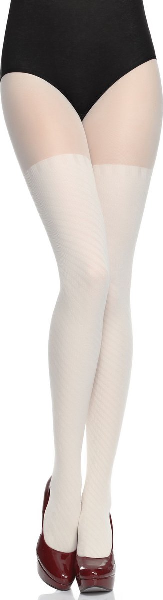 Merry Style Dames Panty - 60 DEN - Halsterloos - Polyamide - MS-GB-355 - Ecru - S (4055191481059)