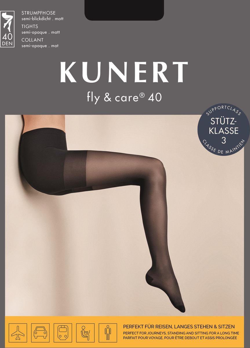 Kunert Fly & Care 40 Panty - Cashmere - Maat 38-40 (4005074720607)