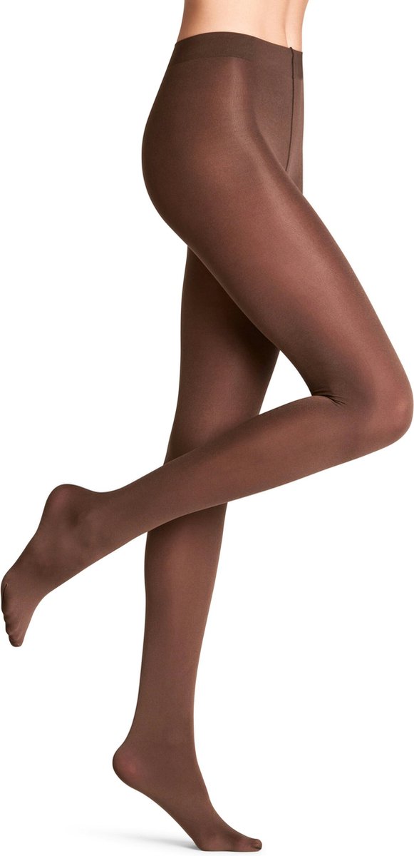 FALKE Seidenglatt 80 DEN dames panty - espresso - Maat: L (4067112309458)