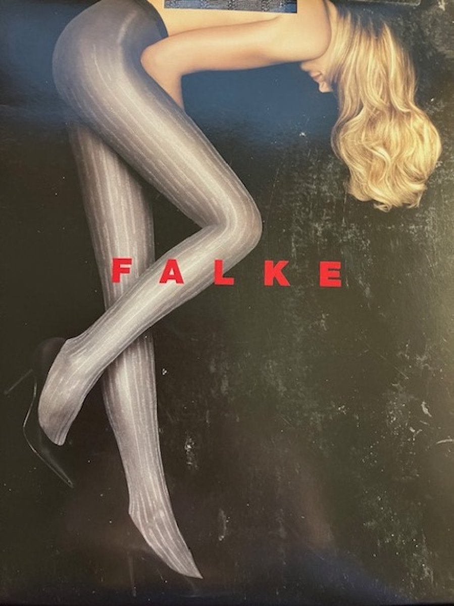 Falke 40 den fantasie panty maat M platinum (4004758823412)