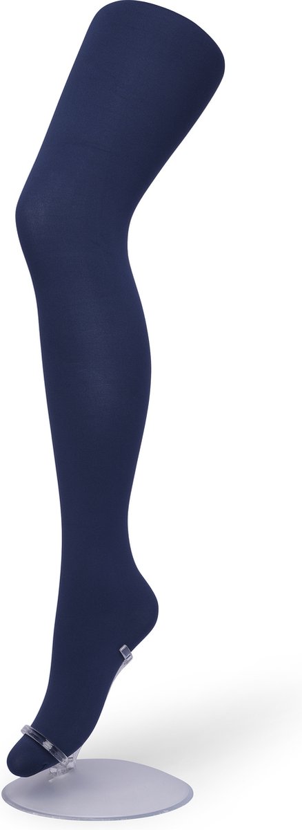 Bonnie Doon Opaque Comfort Panty 40 Denier Donker Blauw Dames maat 44/46 XXL - Extra brede Comfort Boord - Tekent Niet - Kleedt Mooi af - Mat Effect - Gladde Naden - Maximaal Draagcomfort - Donkerblauw - Dark Blue - Navy - BN161911.102 (8717394449248)