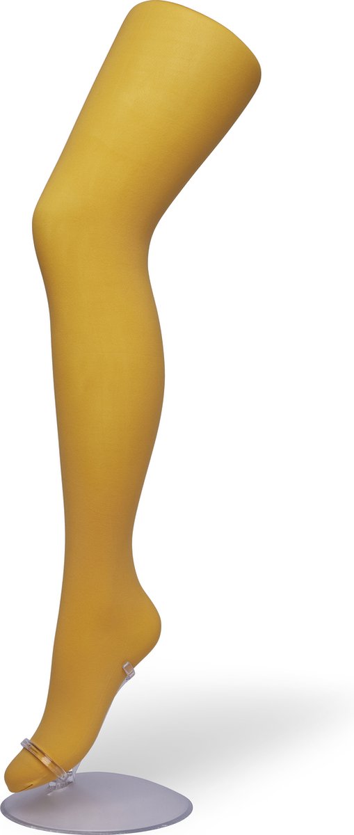 Bonnie Doon Opaque Comfort Panty 40 Denier Donker Geel Dames maat 44/46 XXL - Extra brede Comfort Boord - Tekent Niet - Kleedt Mooi af - Mat Effect - Gladde Naden - Maximaal Draagcomfort - Donkergeel - Minral Yellow - BN161911.24 (8717394449194)