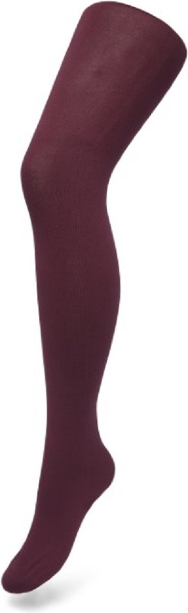 Bonnie Doon Opaque Comfort Panty 40 Denier Donker Rood Dames maat 40/42 L - Extra brede Comfort Boord - Tekent Niet - Kleedt Mooi af - Mat Effect - Gladde Naden - Maximaal Draagcomfort - Donkerrood - Bordeaux - Wine - BN161911.396 (8717394465880)