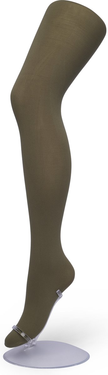 Bonnie Doon Opaque Comfort Panty 40 Denier Olijf Groen Dames maat 40/42 L - Extra brede Comfort Boord - Tekent Niet - Kleedt Mooi af - Mat Effect - Gladde Naden - Maximaal Draagcomfort - Donker Groen - Olijf - Olive - BN161911.304 (8717394449279)