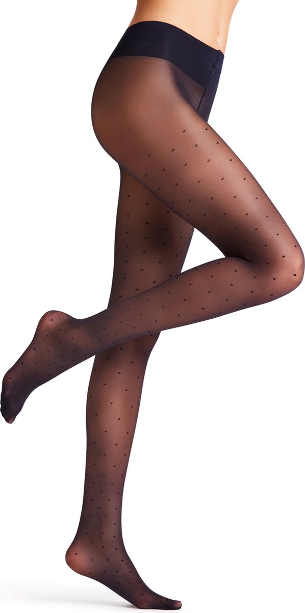FALKE Dot Vitalize 20 DEN dames panty - marine - Maat: XL (4031309440095)