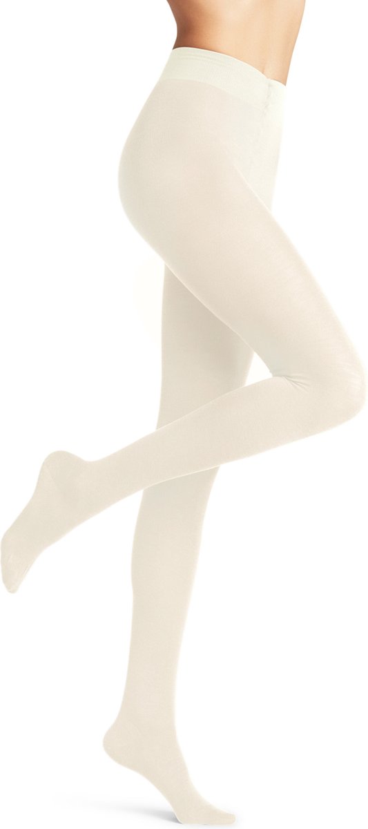 FALKE Softmerino dames panty - off-white - Maat: 40 - 42 (4031309217727)