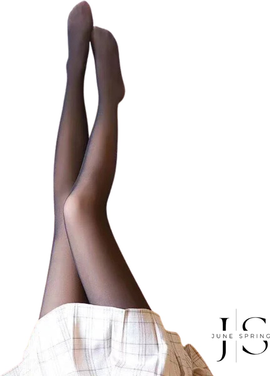 June Spring - Panty - Gevoerde Panty - Tiktok Viraal - OneSize - Kleur Beige/Zwart (8721098310391)