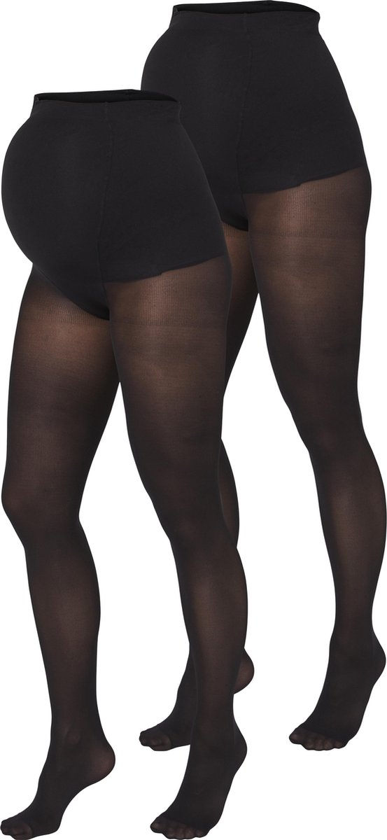 MAMA.LICIOUS MLSABINE PANTYHOSE 2 PACK A. NOOS Dames Panty - Maat M/L (5714510845253)