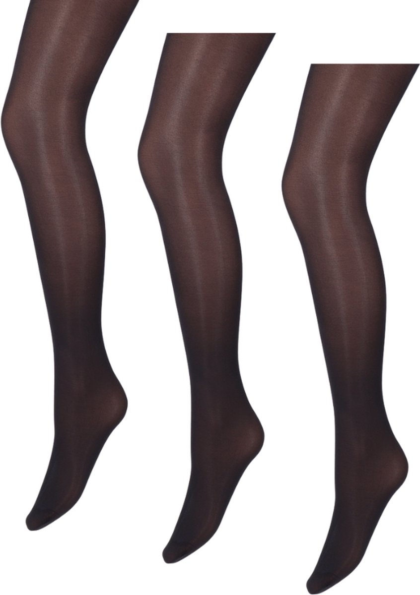 Marianne Glanzende Panty 3-pack - Dames - 35 Denier - Maat XXL - Navy Blu (8714987716145)