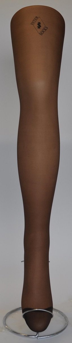 Panty - Maillot 15 DEN - MONA - 6 STUKS - Prachtige dunne lycra panty - zit perfect - maat XXL + tussenstuk - kleur: Cappuccino (5412477105099)