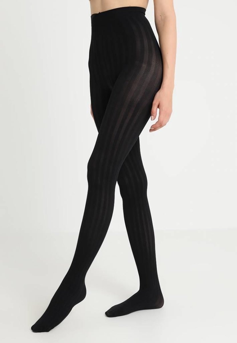 Pretty Polly Panty - Fashion - Soft - Ribbed - One Size - 36/42 - Zwart (5053014606473)