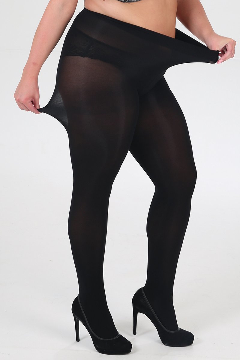 Zwart 48-50 - 90 den Panty zwart Curvy Pamela Mann (5055419663082)