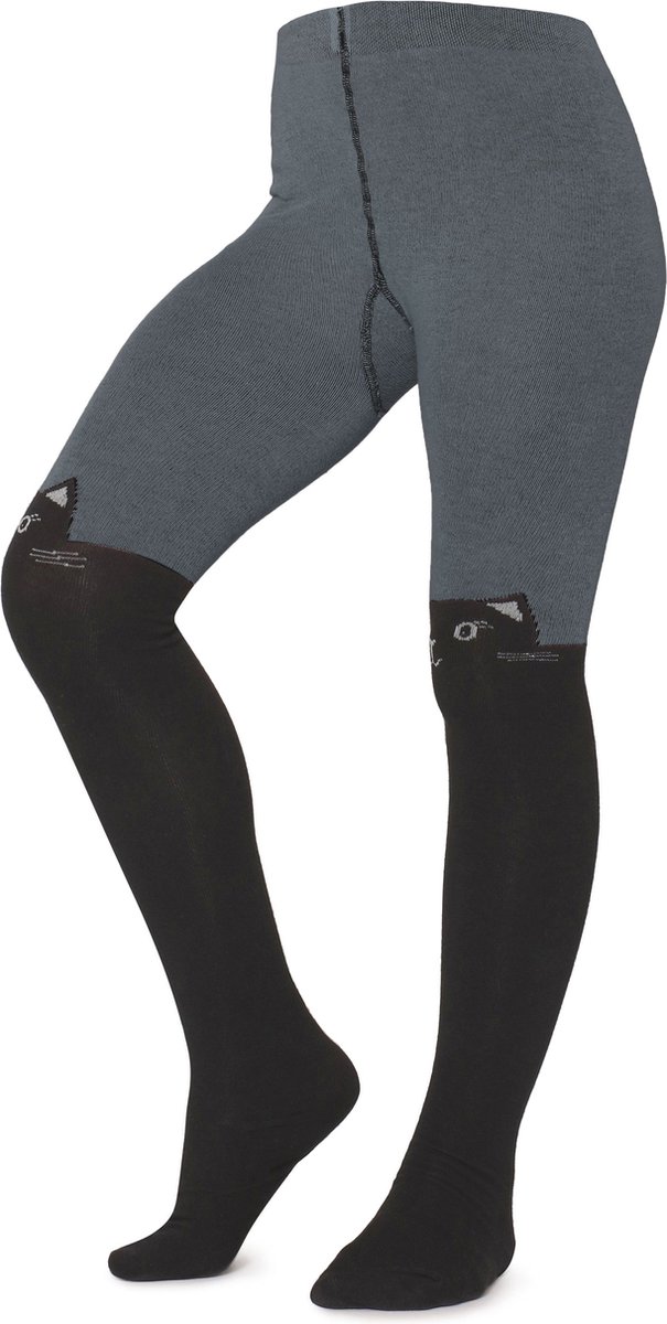 Merry Style Kinderen Panty - 120 DEN - Meisjes - Katoen - Denim - 98-104 - MS-GI-D003 (4061692419538)