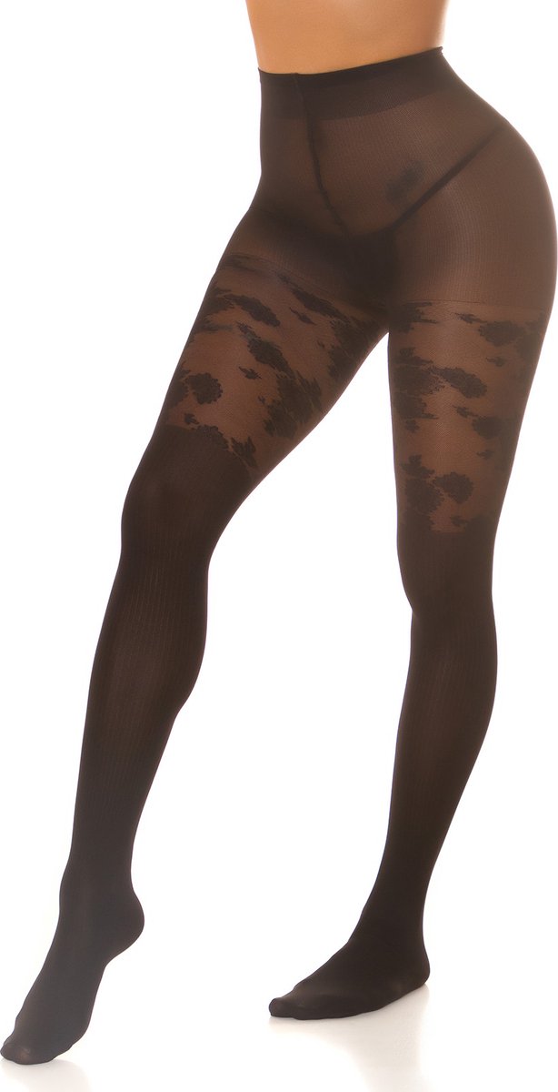 Panty bloemen print (4063515238043)