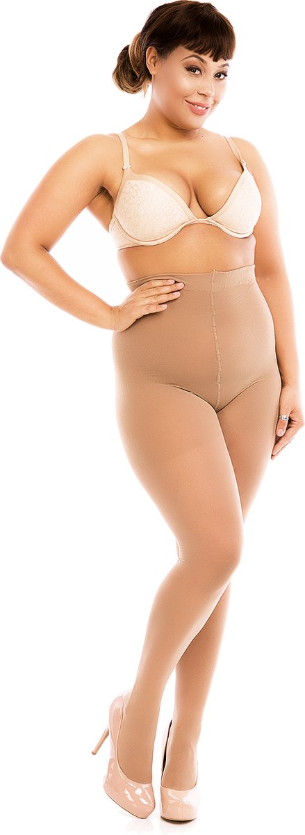Biggi Big Soft matt - Panty - 20 den - maat 2XL (52-54) - make up (4260277136802)
