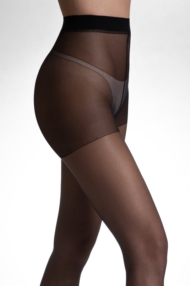 Dunste Panty ter Wereld - 5 Denier - Zomerpanty dames - Zwart - Maat: S - Model: Japan Mist (5905679299746)