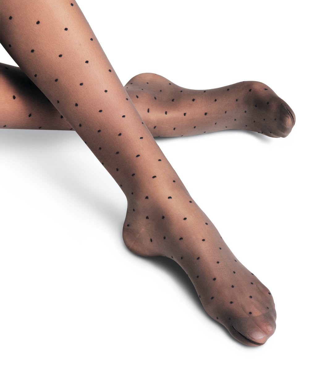 FALKE Dot Vitalize met vormgevend effect materiaal transparant 20 DEN panty dames blauw - maat M (4031309440064)