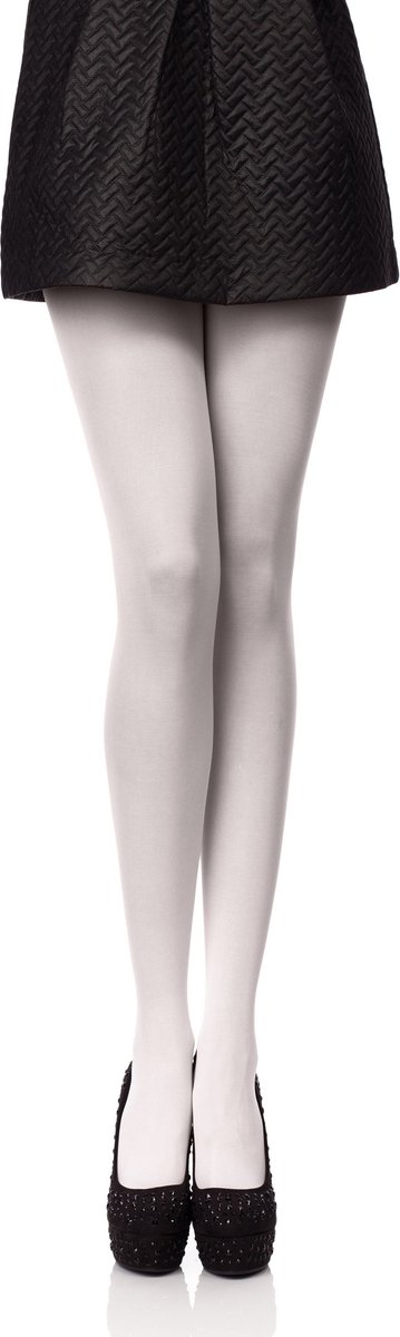 Antie AN-122 Dames Panty - 60 DEN -Microvezel - Polyamide - Wit - XL (4055191188316)