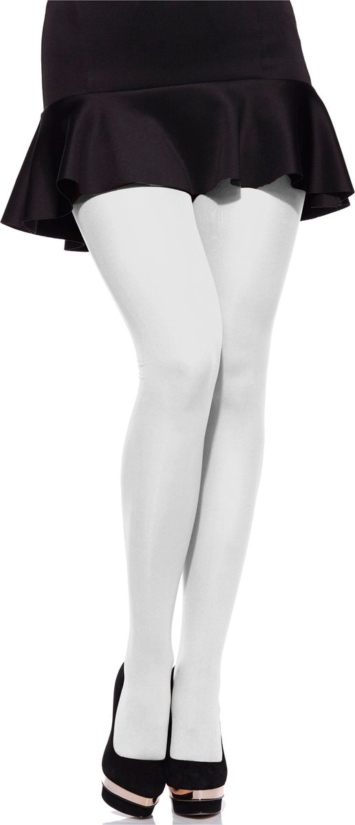 Merry Style MS-GB-162 Dames Panty - 60 DEN -Plus Size - Grote maat - Polyamide - Wit - XL (4055191809198)
