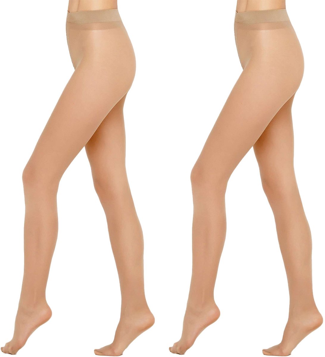 Giulia - Infinity klassieke 40den (Multipack) panty - Naturel - XL (6154235475424)