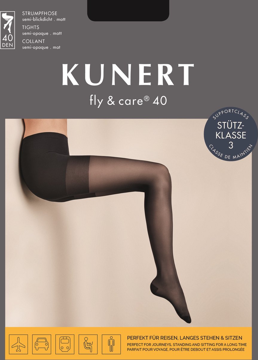 Kunert Fly & Care 40 Panty - Graphit - Maat 38-40 (4005074720485)