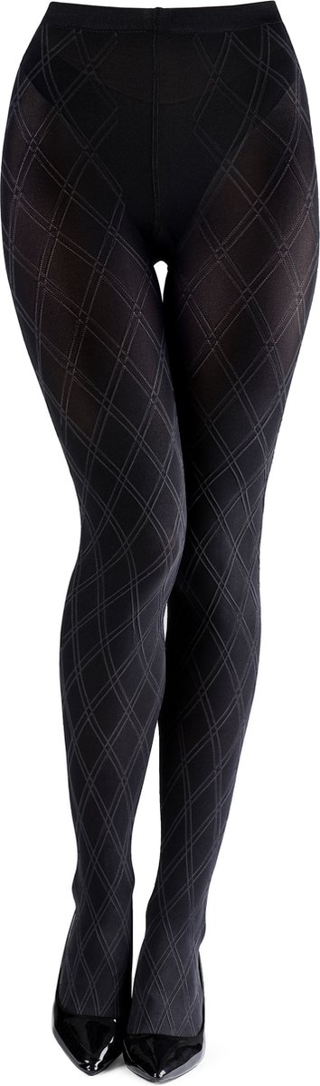 Bellivalini Dames Panty - 100 DEN - Halsterloos - Polyamide - BLV-GI-1113 - Zwart - S (4061692538185)