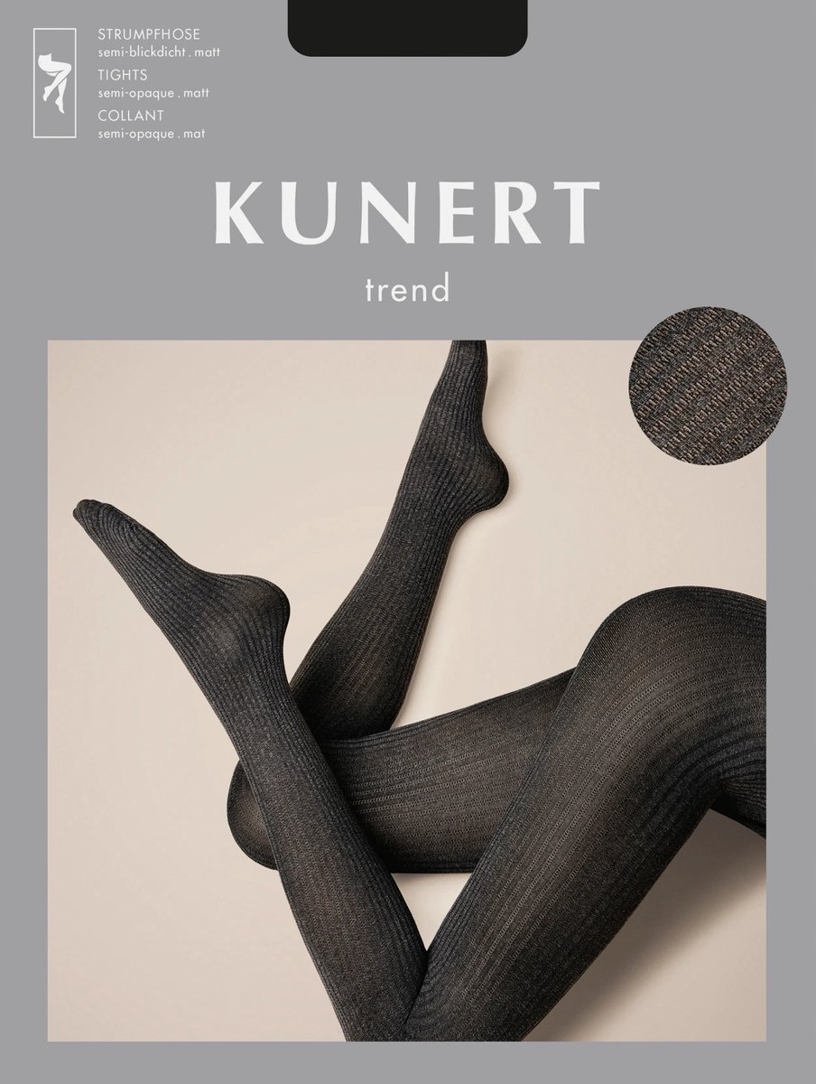 Kunert trend structure rib panty maat 40/42 aubergine (4005074935827)