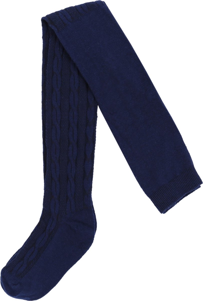 3x marineblauwe panty met patroon (5906599670134)