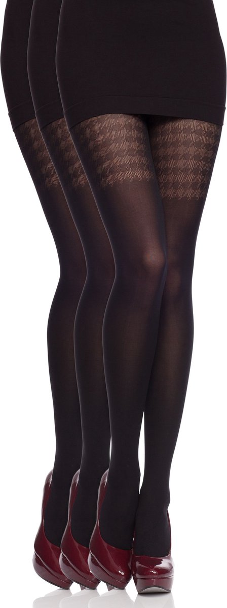 Antie Dames Panty 3 Pack - Bosbes (40 DEN) - S - AN-FI-G5612-Omega-3P (4055191501955)