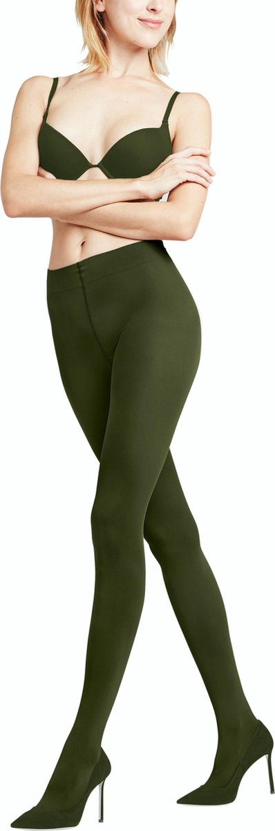 FALKE Pure Matt 50 DEN Dames Panty - Groen - Maat S (4043874714693)