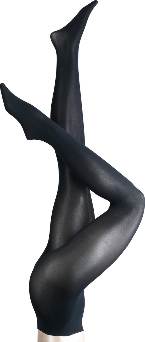 FALKE Pure Matt dun fijn versterkt zacht zonder motief effen mat elegant comfortabel Half Ondoorzichtig 50 Denier Blauw Dames panty - Maat M-L (4004758280871)