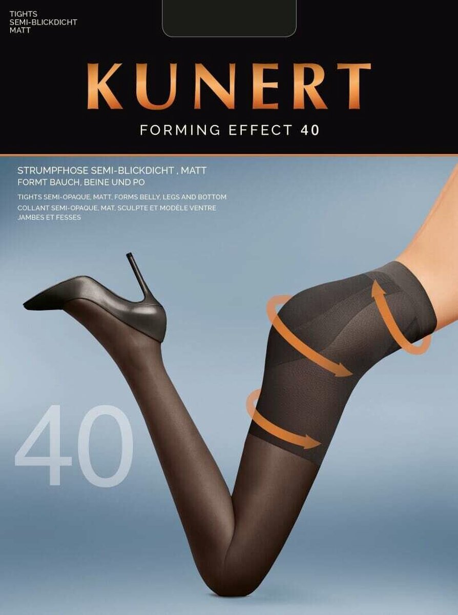 Kunert Forming Effect 40 corrigerende panty BASALT - Maat 44-46 (4005074711124)