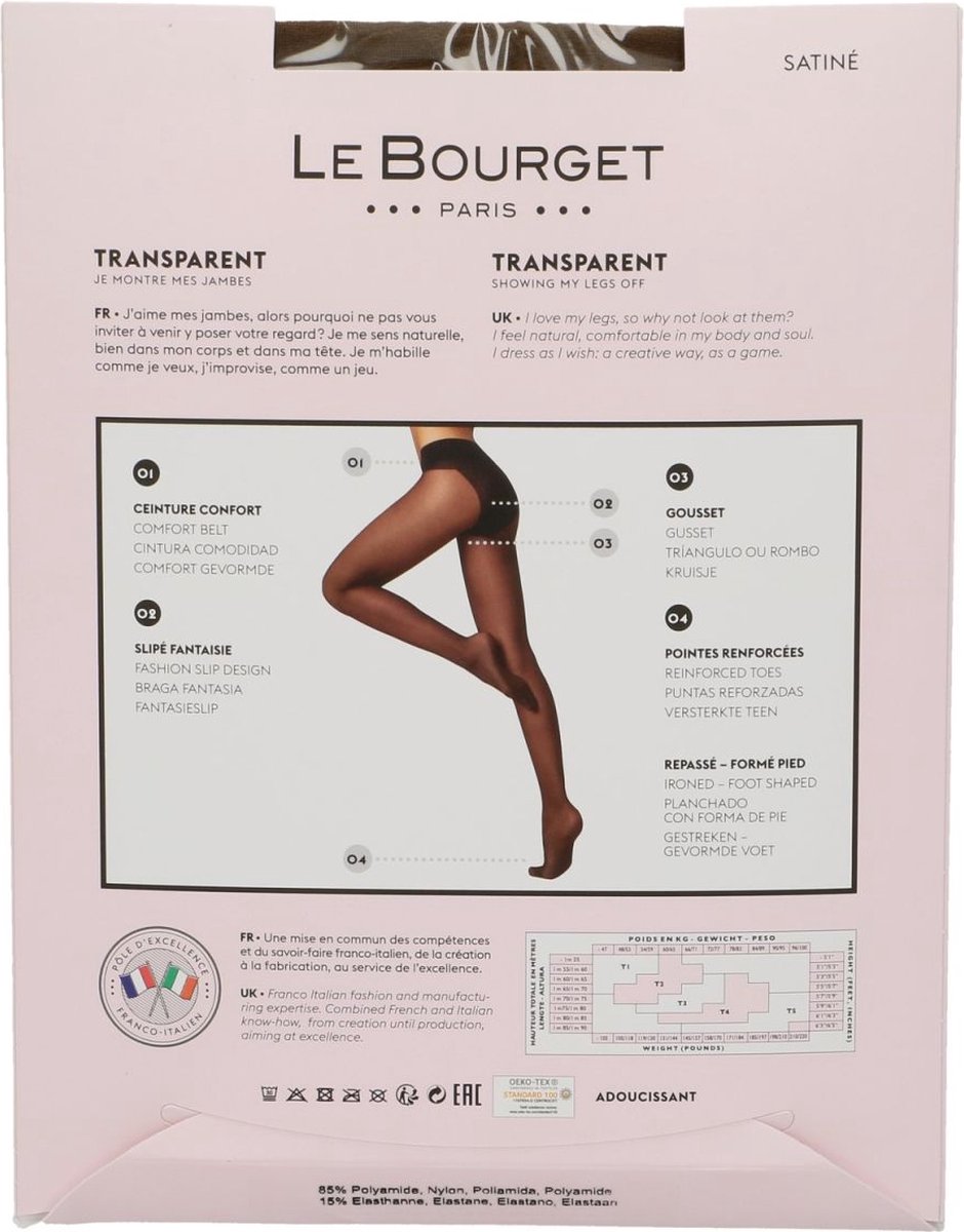 Le Bourget - zwart - pantys /collants - maat M (3185291411425)