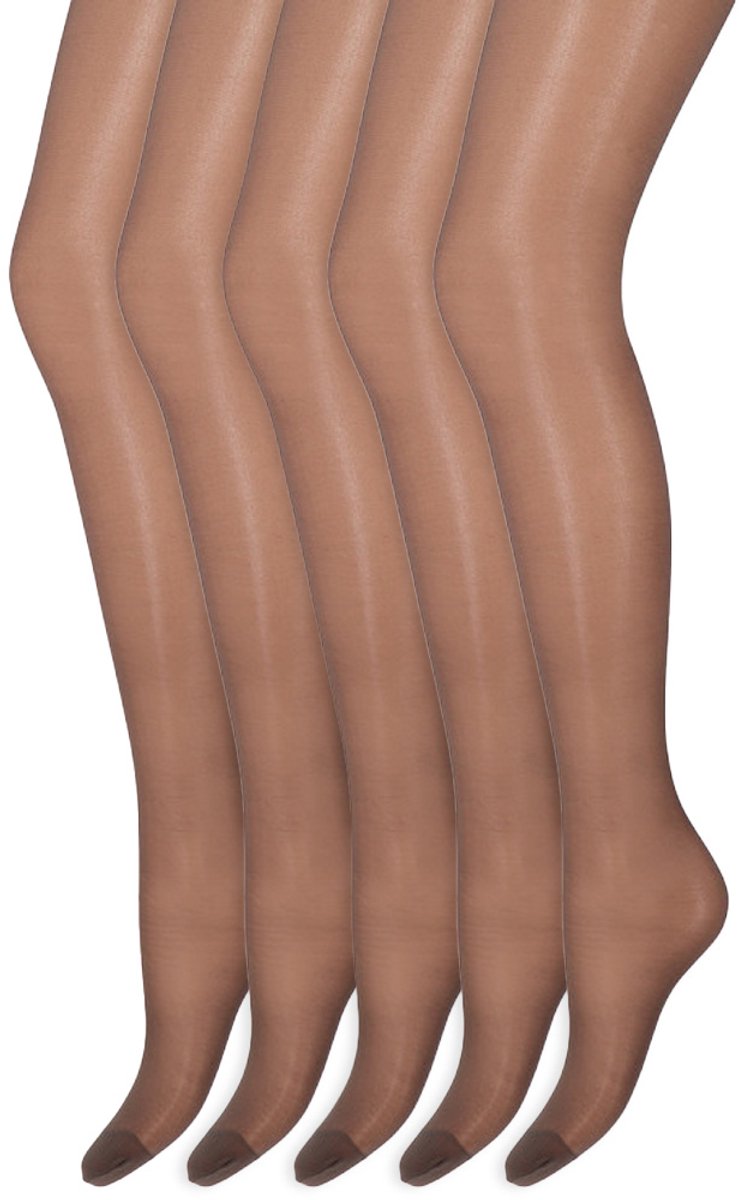 Matglans panty | 20 denier | Merk: Marianne | Maat: S t/m XXXL | Kleur: Graphite | 5 Paar (6153843295240)