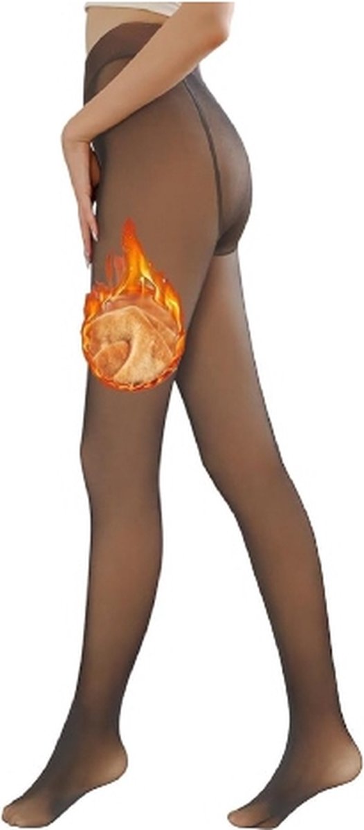 Thermische panty voor dames, verdikte fleece leggings, snag tights, gevoerde panty, benen, afslanken, doorschijnend, pluche kousen, winter, warm, zelfs voeten, pantybroek (6096249093082)