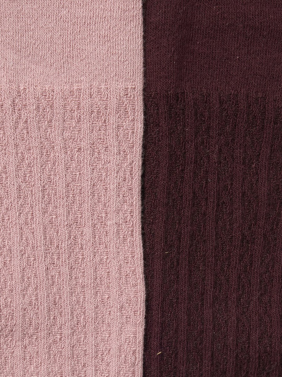 Vertbaudet Set van 2 paar gedraaide panty's voor meisjes (3611655063592)