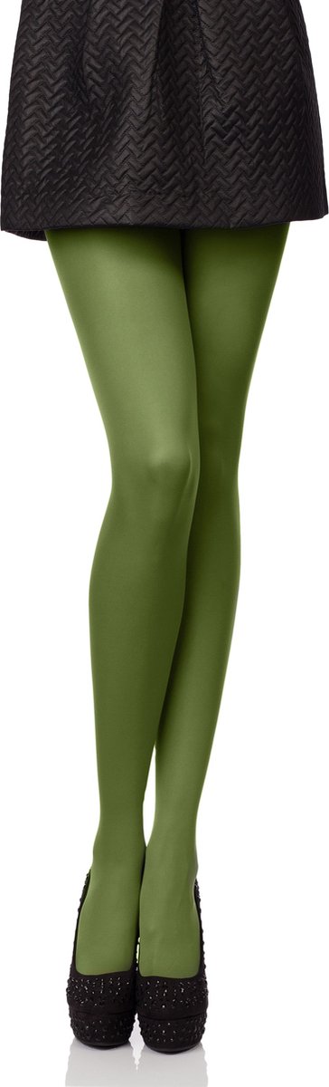 Antie AN-122 Dames Panty - 60 DEN -Microvezel - Polyamide - Kivi - XXL (4055191188224)