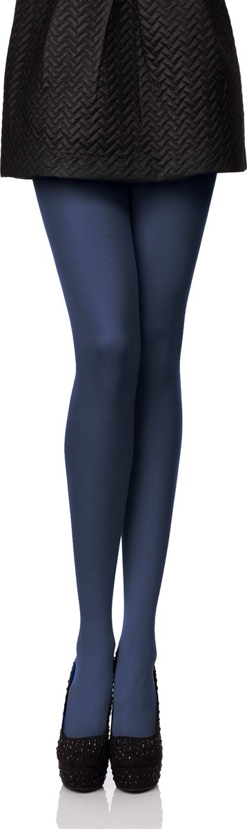 Antie AN-122 Dames Panty - 60 DEN -Microvezel - Polyamide - Marineblauw - S (4055191935989)