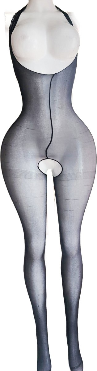 BamBella ® - Panty pak -Onesize - body suit - Dames - Onesize - Erotische jumpsuit van kant lingerie zwart (8721017929628)